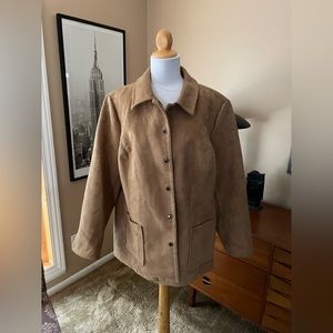 Evan Picone faux suede jacket - size 3X